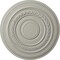 Ekena Millwork Oldham Ceiling Medallion (Fits Canopies up to 8 5/8"), Hand-Painted Pot of Cream, 18"OD x 1 1/4"P CM18OLPCF - alternate 1
